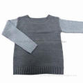 Women's heavy gauge pullover sweater, fashion and leisure style